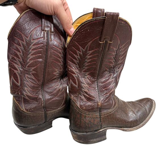 Vintage? Nocona 4781 Leather Western Cowboy boots - MENS size - 10 main image 6